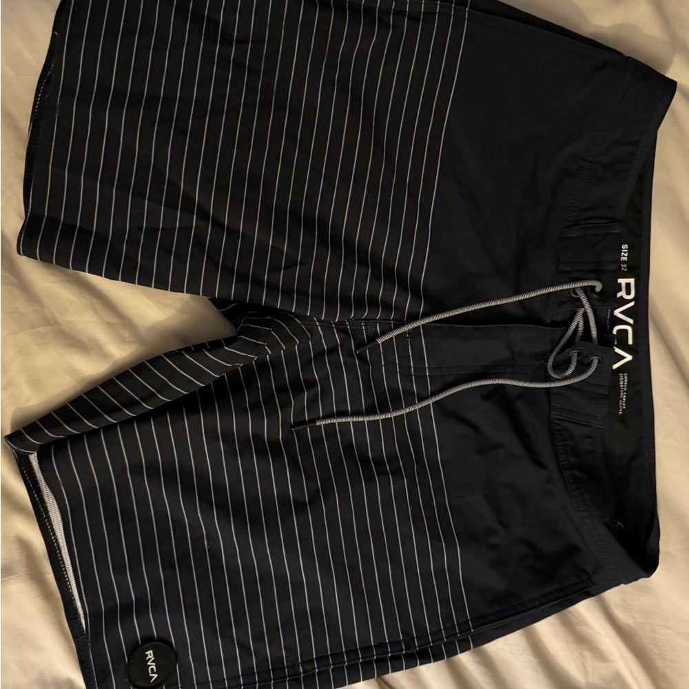 RVCA Men's Black Swim Shorts